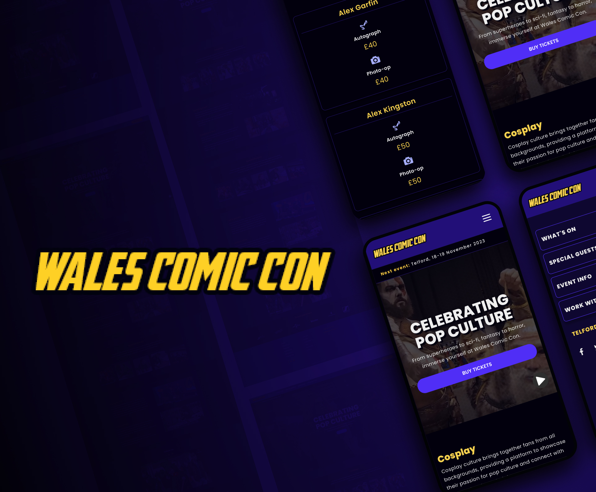 Preview snapshot image of Wales Comic Con case study