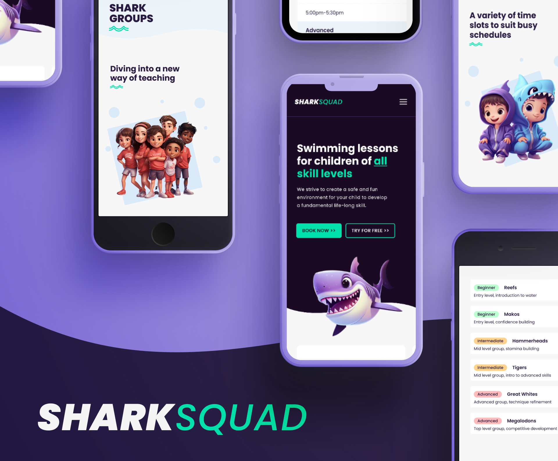 Preview snapshot image of Shark Squad case study